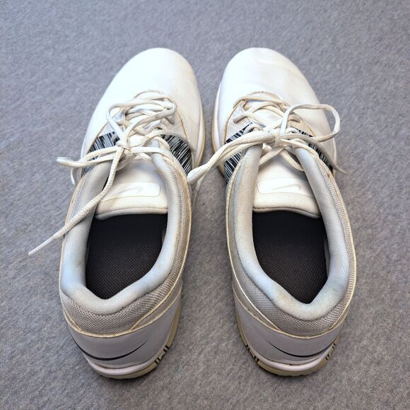 NIKE DELIGHT V LADY GOLF SHOES WOMENS SIZE 7.5 WHITE SOFT SPIKE POWER CHANNEL - Picture 3 of 10